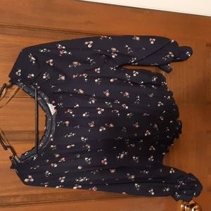 Arizona navy blue, XXL,one sleeve blouse